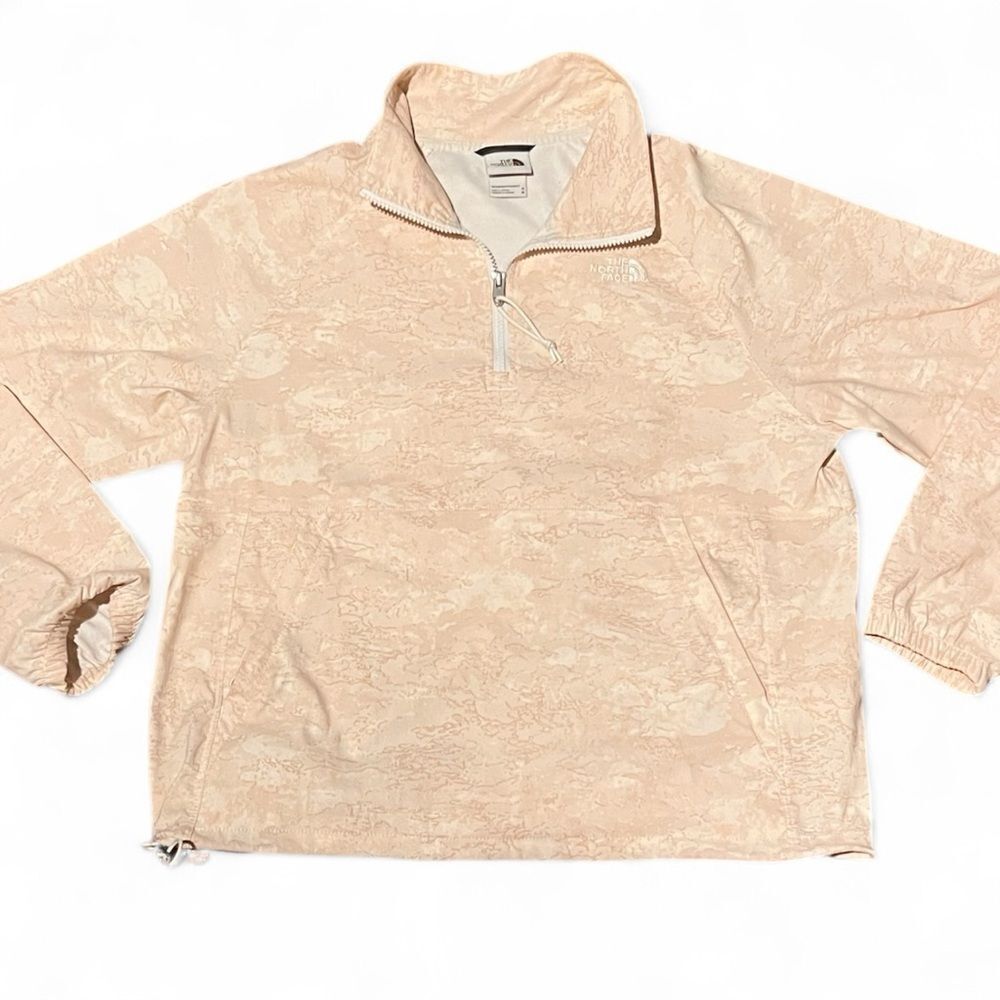 The North Face Women’s Quarter-Zip Pullover – Camouflage Print, Size M